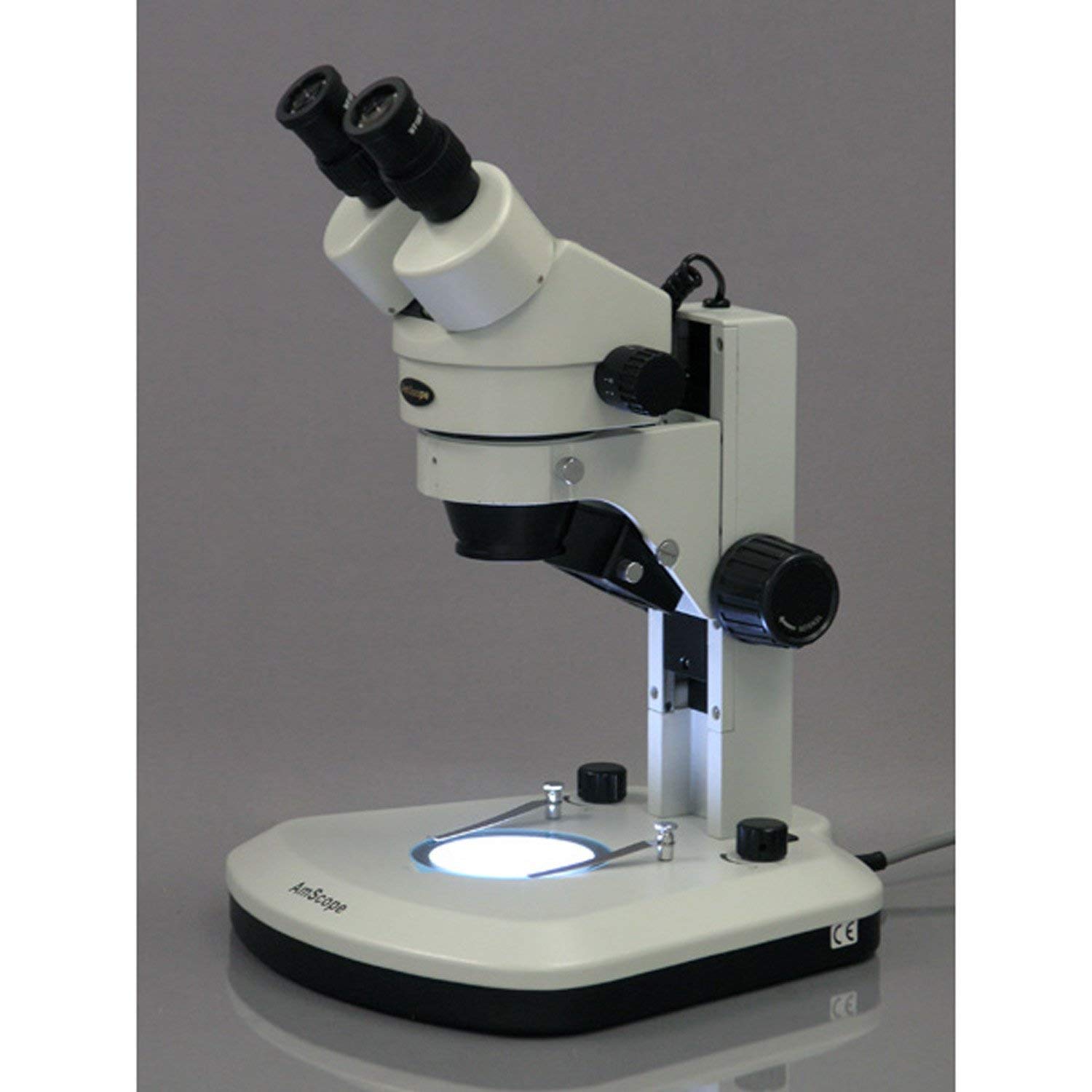 AmScope SM-1BX-RL Professional Stereo Zoom Microscope - 3.5X-45X ...