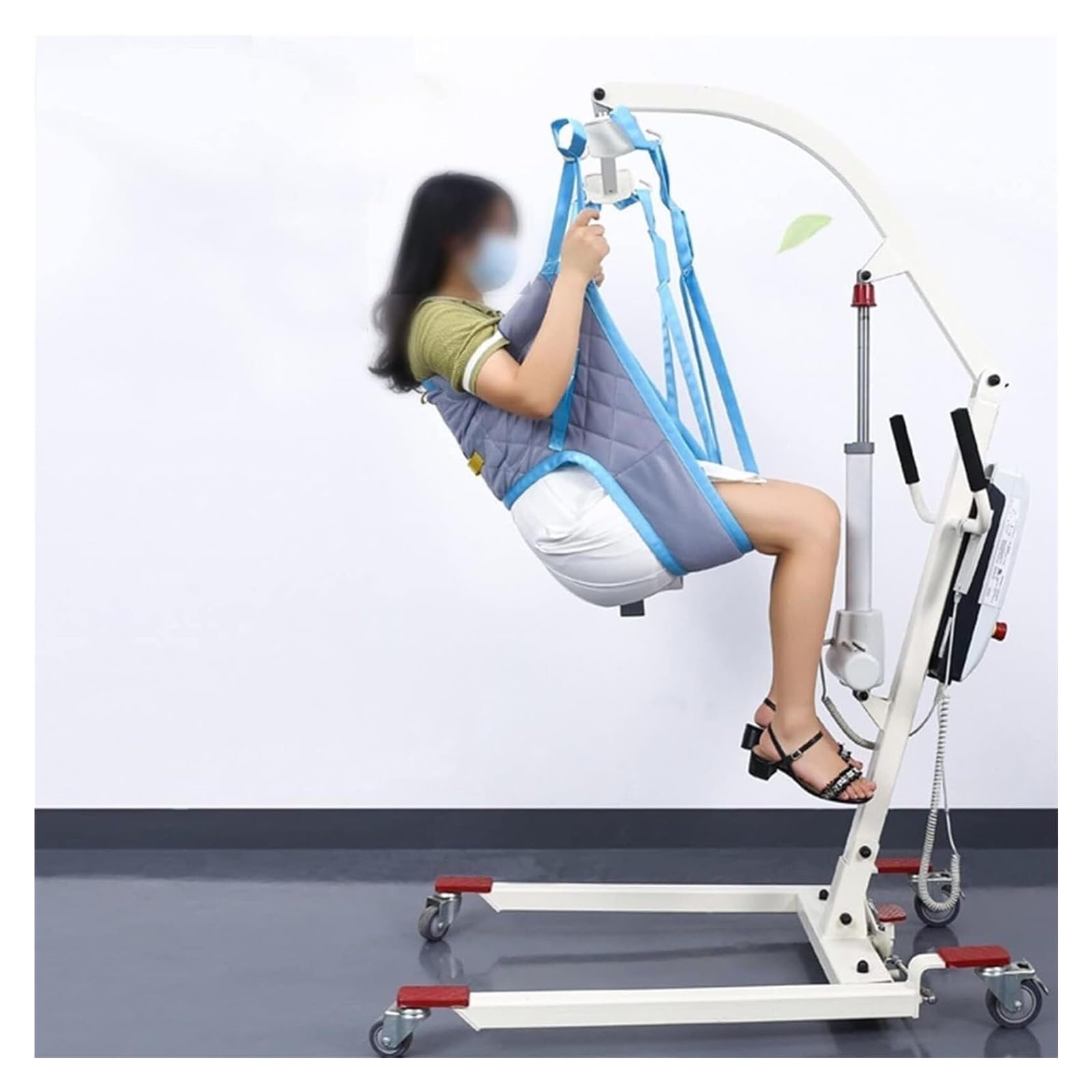 Arnés para WC y Transferencias - Arnes de Transferencia Ajustable para Ancianos y Dependientes con Abertura Higiénica, Soporte 300kg para Pacientes Bariátricos, Prevención de Úlceras por Presión