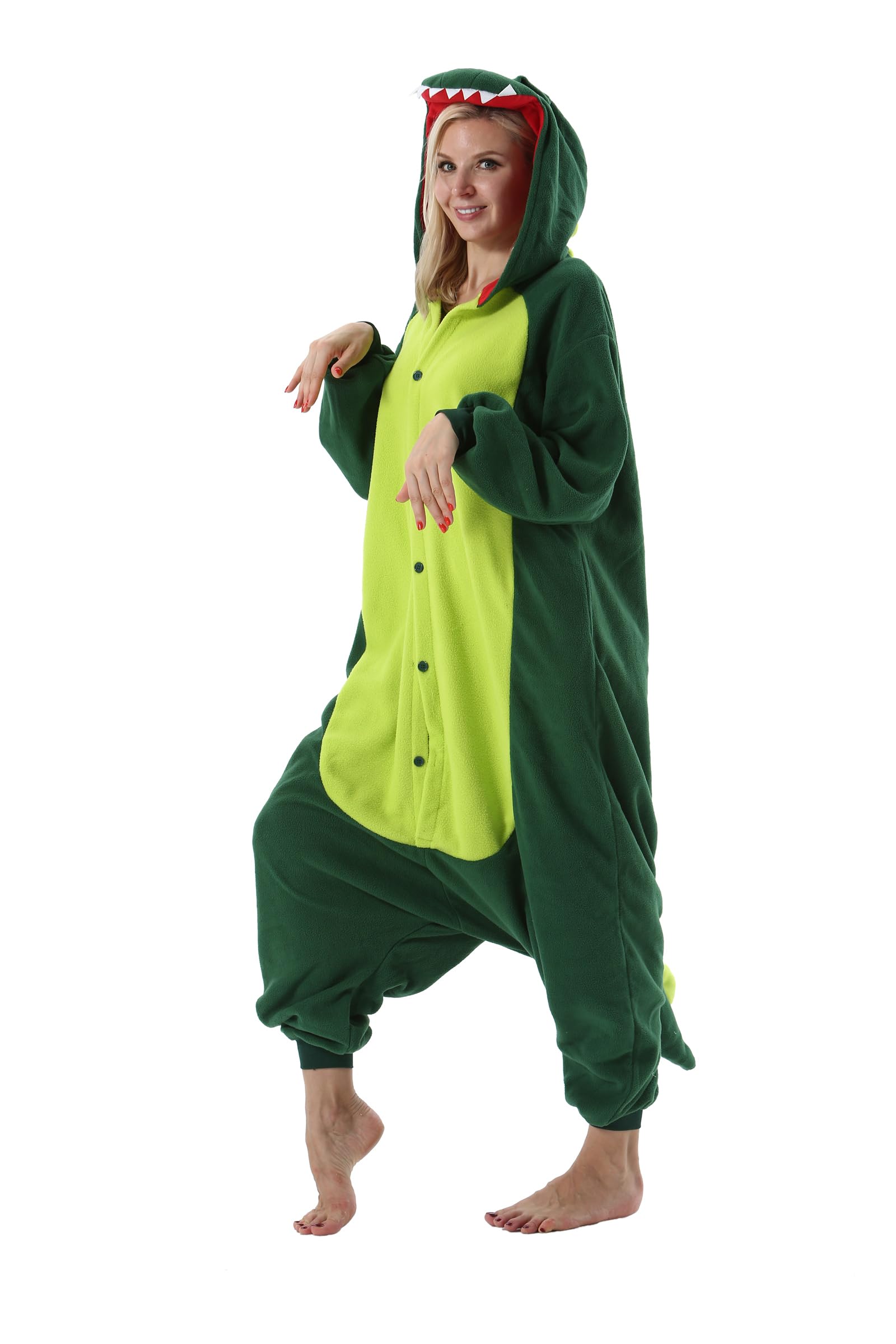 Damen Karneval Kostüm Pyjama Herren Weihnachten Halloween Jumpsuit Schlafanzug Tiere Onesie Overall Nachtwäsche Faschingskostüme