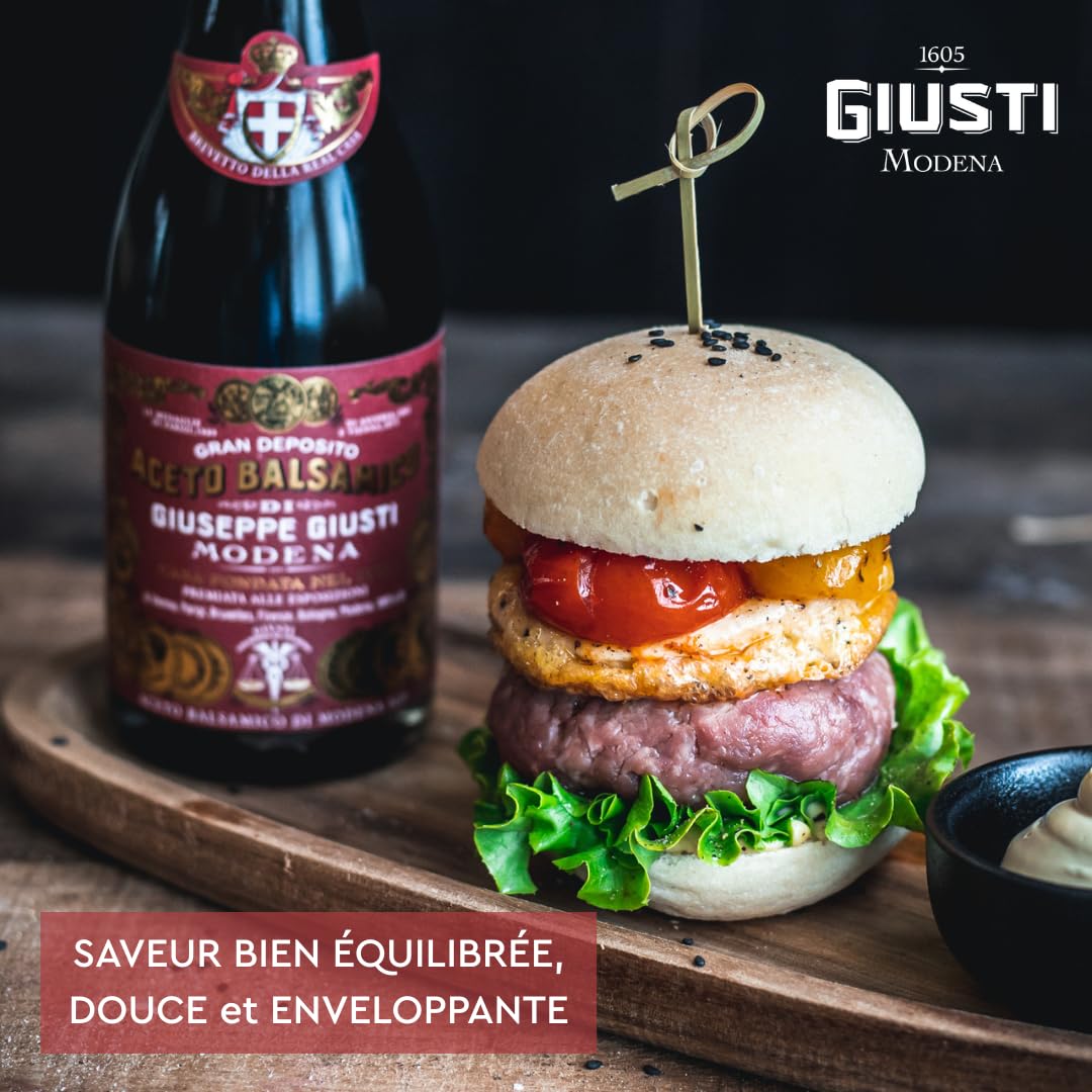 Giusti - Vinaigre Balsamique de Modène IGP 3 Médailles d'Or - 250ml Champagnotta