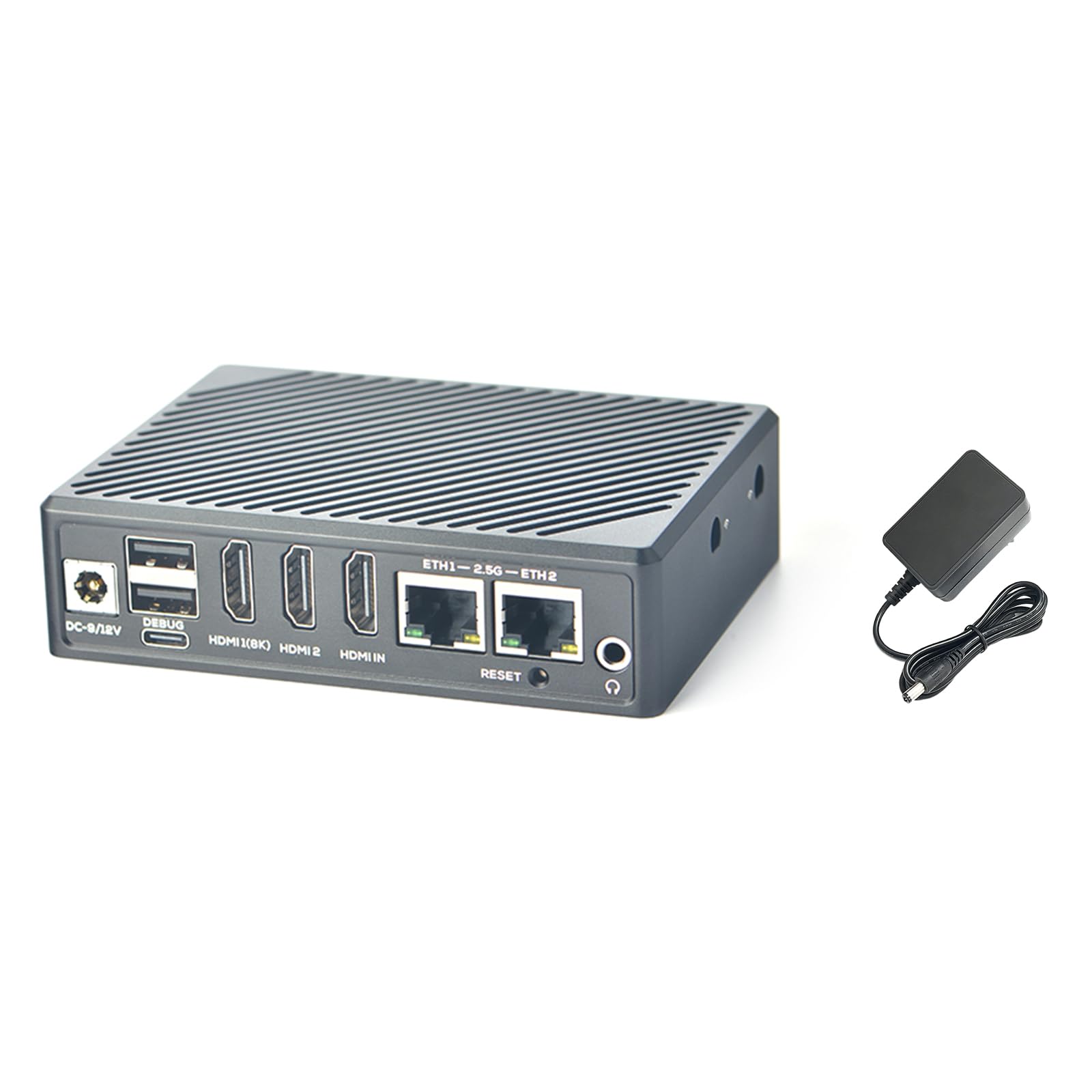 Youyeetoo FriendlyElec NanoPC-T6 (LTS) Mini Routeur Pour Ordinateur, Dual 2.5G Ethernet, RK3588-4/8/16 Go De RAM, PCIe 3.0, OpenWrt, Passerelle Open Source Smart IoT, Pour NAS/routeur De Voyage (8 Go