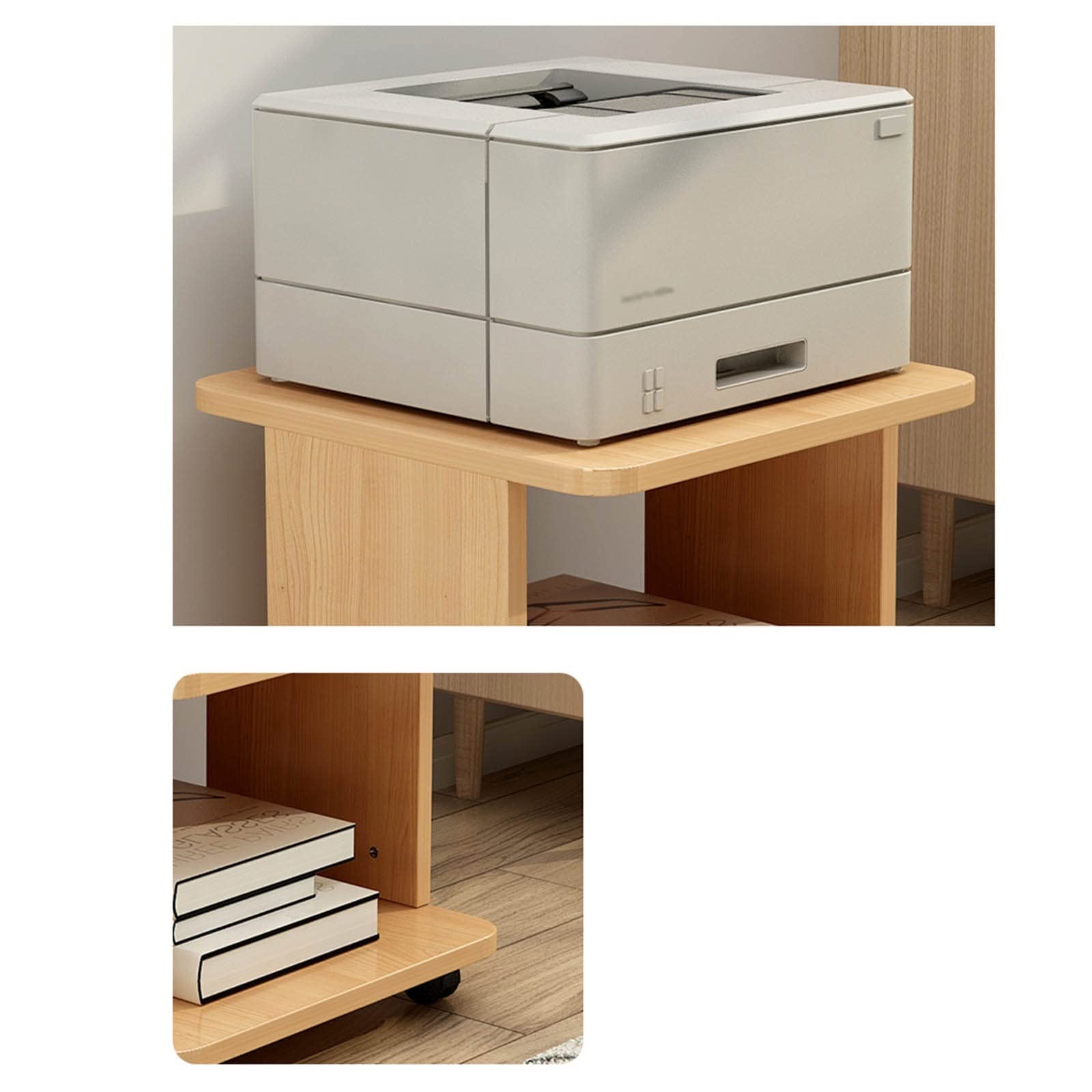 Soporte Para Impresora WYYAF Estante Exquisito de Pared de Rejilla, Estante de Almacenamiento para Colgar en la Pared de Sala de Estar Creativa Simple de Hierro Forjado, Colgante Decorativo (Colo