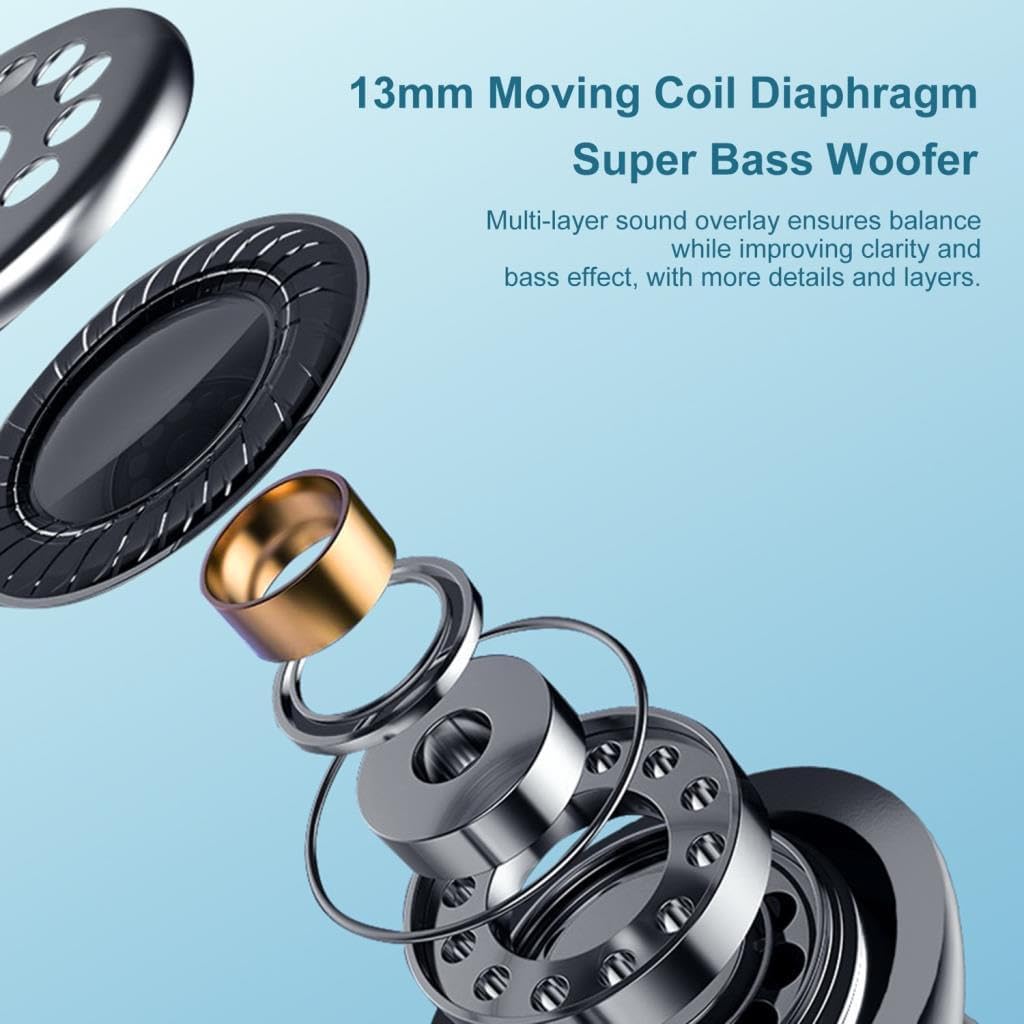 Diagram of 13mm moving coil diaphragm for Super Bass Woofer
