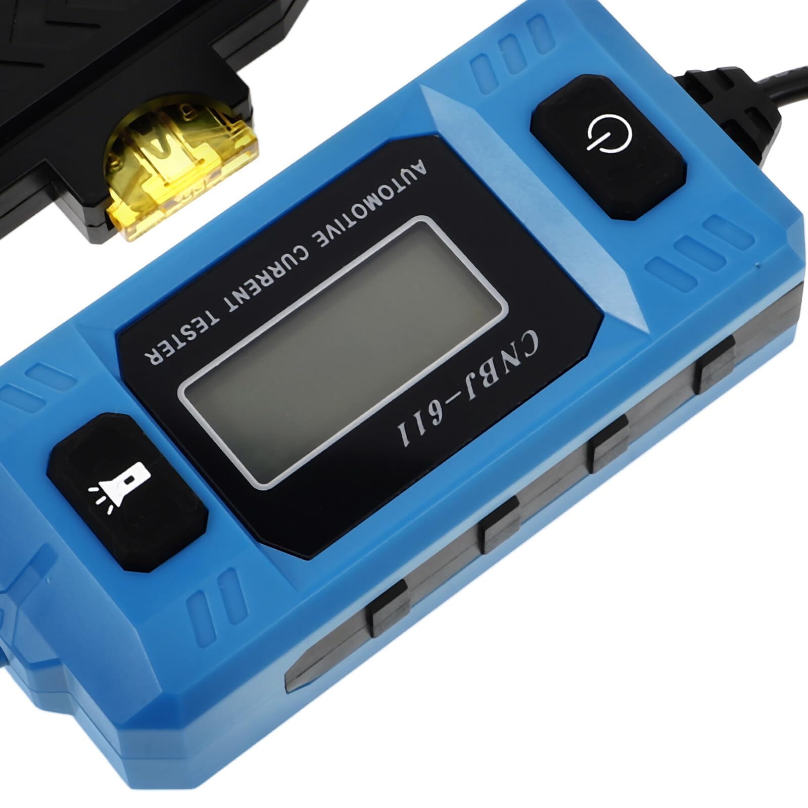 SECFOU Tester Fusibili Auto Digitale con Misuratore Micro Dark Rilevatore Perdite Elettriche per Veicoli Strumento Elettronico Diagnostico Preciso e Sicuro
