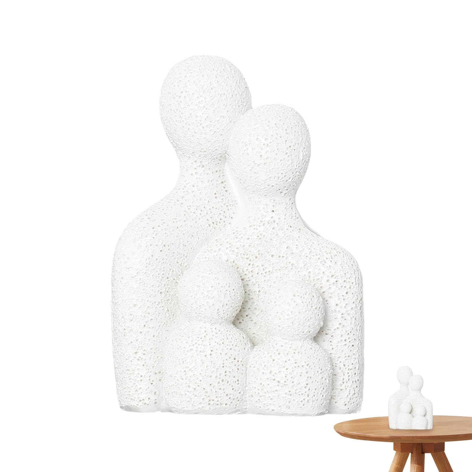 Estatuas familiares para decoración del hogar, escultura de familia de cuatro - Estatuas artísticas de resina multifuncionales,Decoración familiar multifuncional para dormitorio, decoración de moda pa
