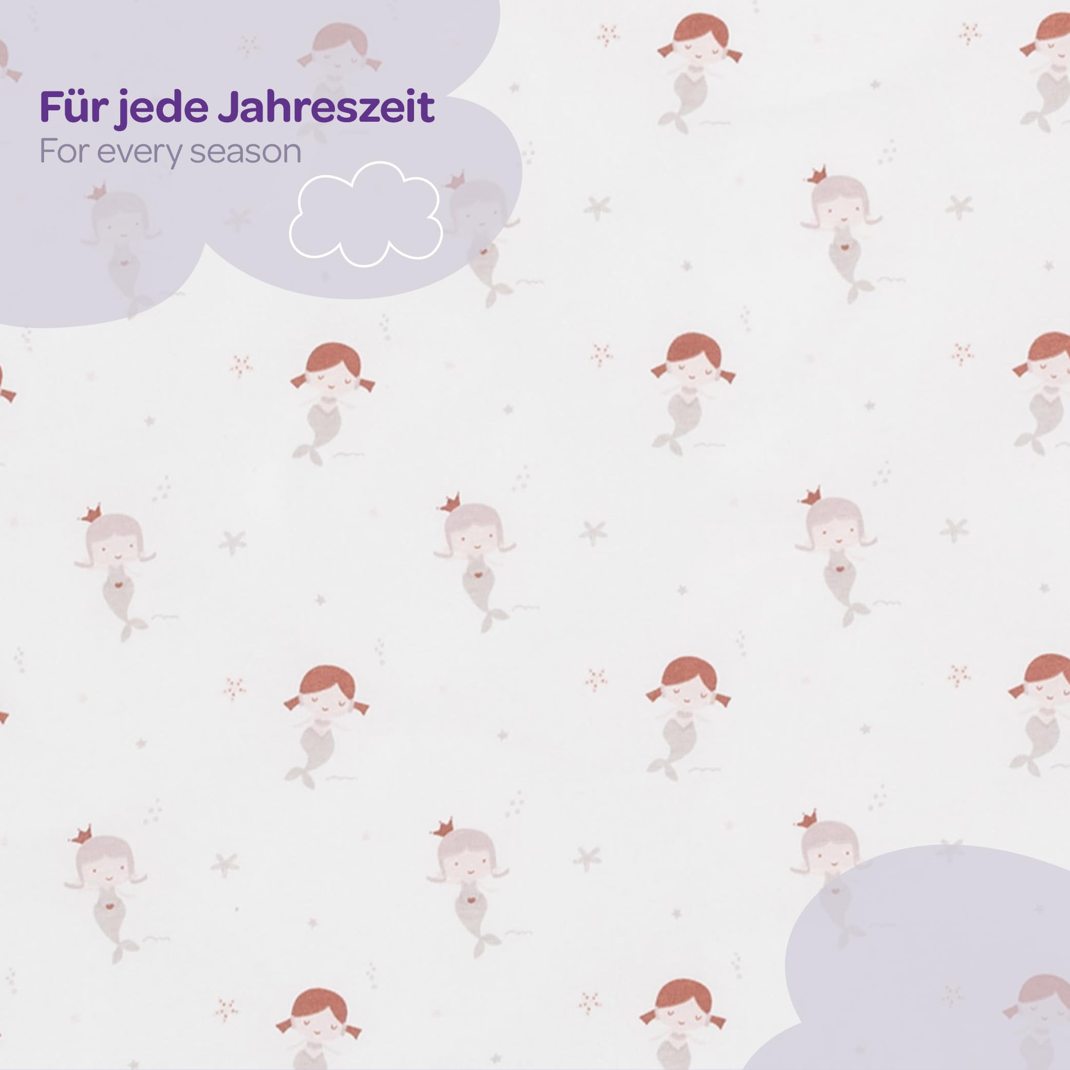 TRÄUMELAND – Bettwäsche aus Baumwoll-Jersey | Weiche Babybettwäsche aus 100% Baumwolle | Atmungsaktiv, Öko-Tex 100 zertifiziert, pflegeleicht