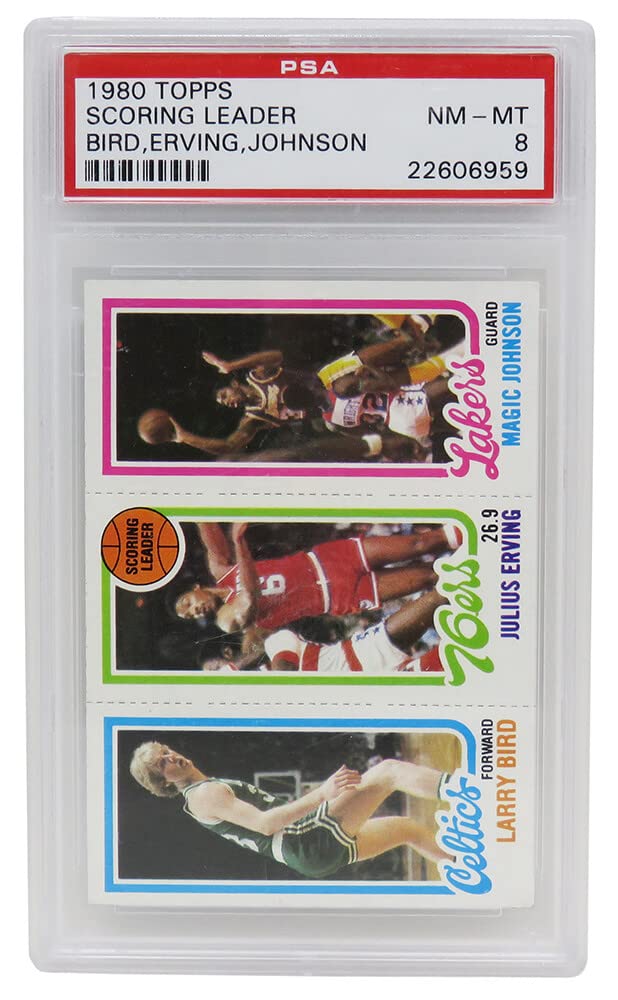 Amazon.com: Larry Bird, Magic Johnson & Julius Erving 1980 Topps 