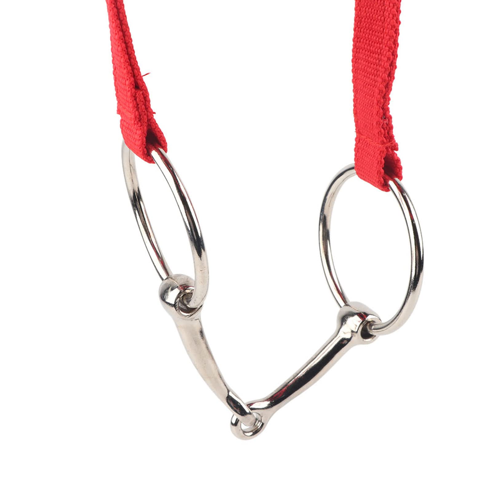 Gonetre Hobby Horse Bridle Horse Bridle English 24×24×6 Horse Bridle Rein Arnés Headstalls con Cojín Suave Rojo