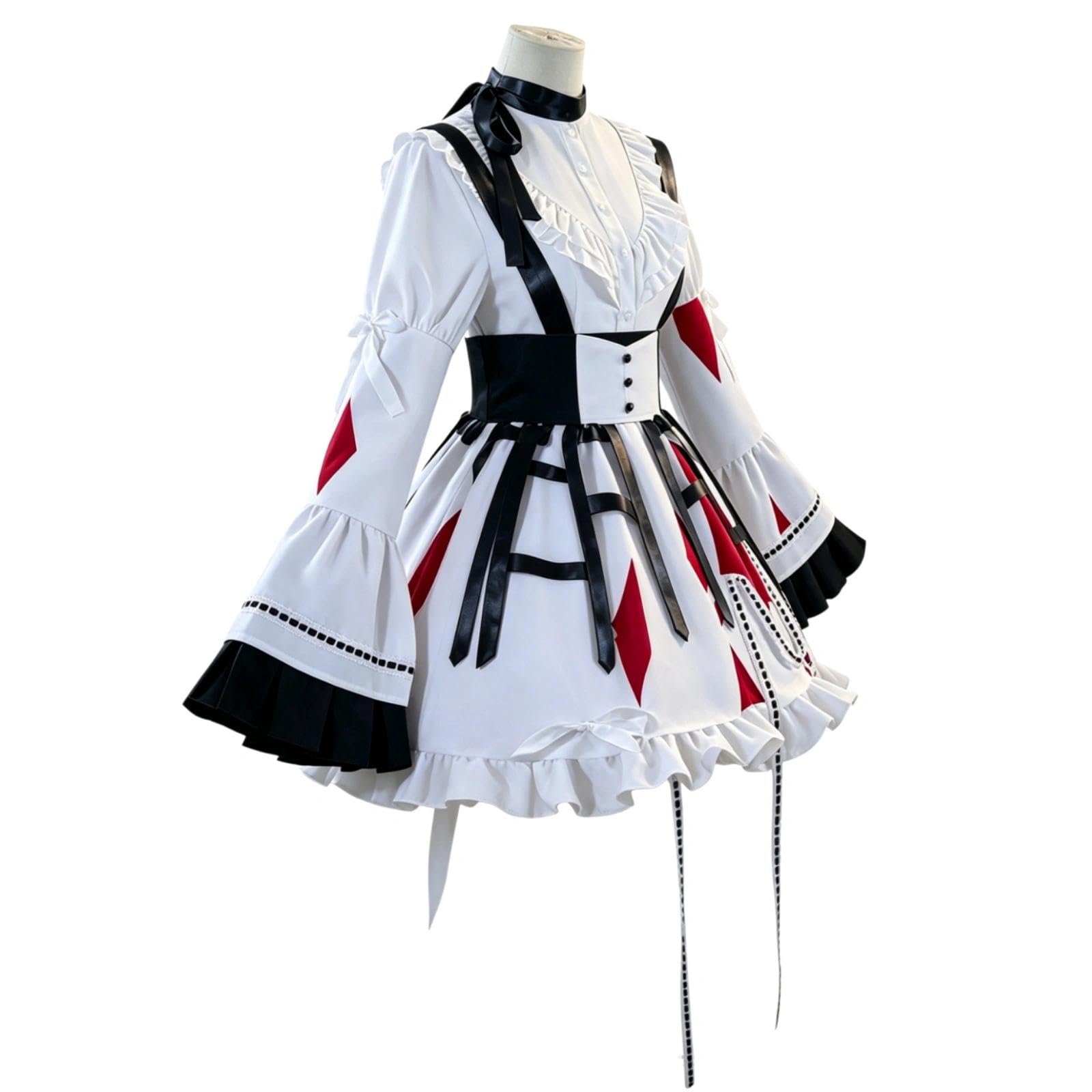 Disfraz de Cosplay de Estilo Uniforme de Banda Juvenil de Anime Akiyama Mizuki, Disfraz de Juego de Roles de Fiesta de Halloween para Comic Con y Evento de Cosplay
