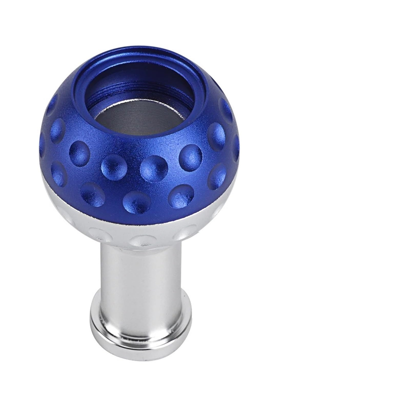 Jeocoai Blue Car Gear Knob 5/6Speed Gear Shift Knob Car Manual Trans Shifter Stick Head Aluminum With M8 M10 M12 Adapter For Vw Gti For Jetta(Blue)