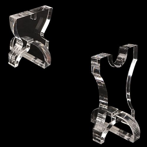 Miniatura 1 de Soporte de exhibición de cuchillos, soporte de cuchillos de acrílico para coleccionistas, soporte de cuchillas extensible, cabina rústica para