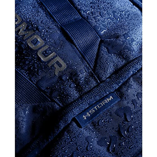Image of Under Armour Hustle Backpack, Royal (400) /Silver, One Size Fits All