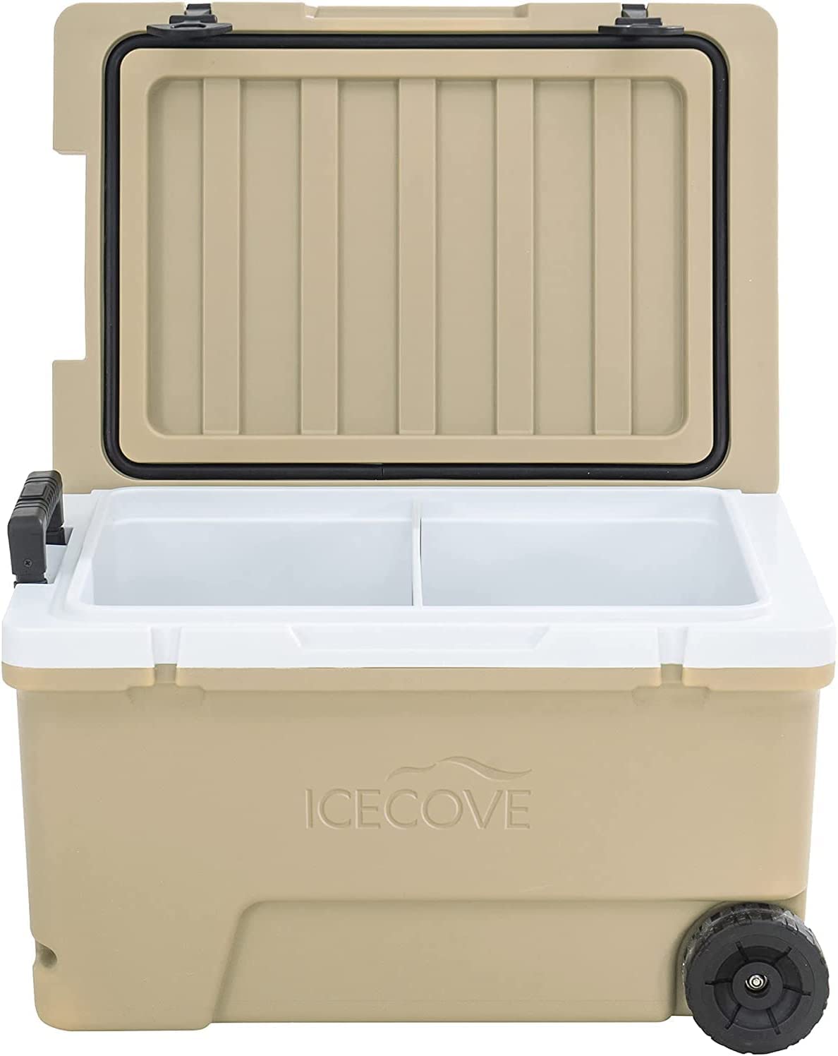 のため IceCove Norah Solar Cooler with Wheels and Handle 60Quart Ice