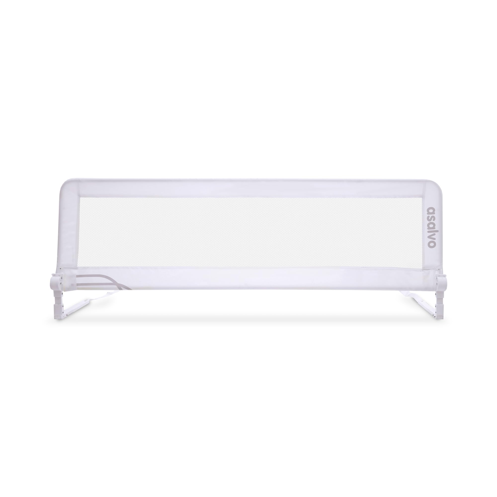 Barriera Anti-Caduta Babify Per Lettino - 150cm, Altezza 50cm, Rete Traspirante, Colore Bianco - Foto 4