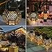Farol Solar Exterior Jardin GolWof LED Lámpara Solar Jardín Luz Solar Exterio...