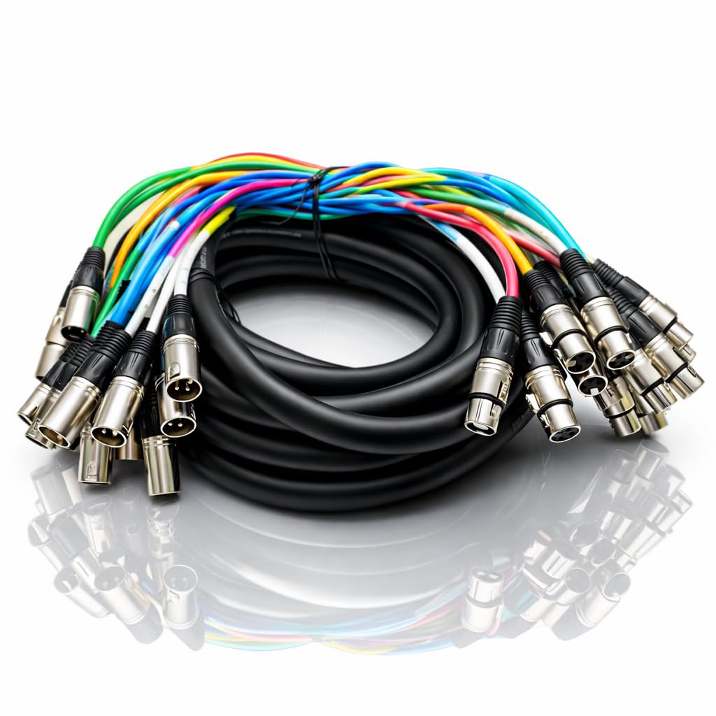 SARLX-16x25 25-Feet 16-Channel XLR Snake Cable for Live, Recording, Studios, Gigs