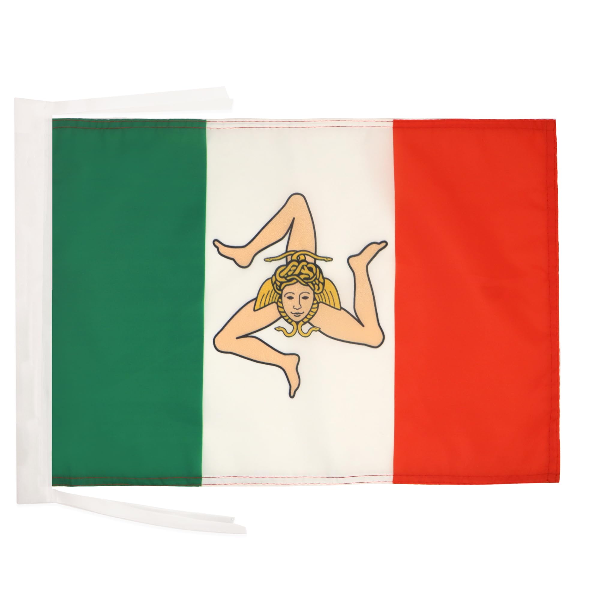 Iran Old Persia Flag 18'' x 12'' cords - Persian SMALL flags 30 x 45cm - Banner 18x12 in - AZ FLAG — view 894
