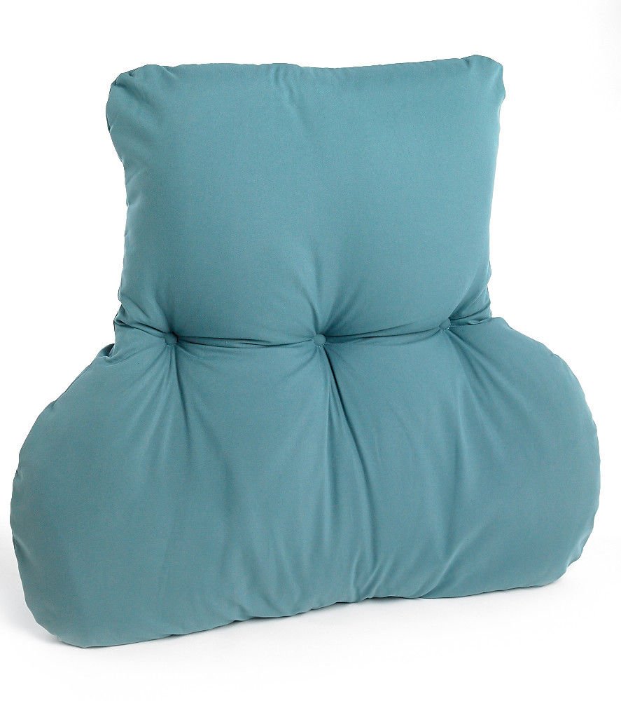 The Bettersleep Company Teal Shaped Lumbar Back Support Cushion (Teal) Perfect For Chair & Sofa Offering Comfort And Support