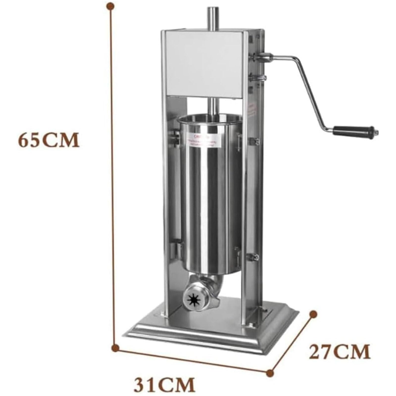 PixCy Máquina De Churros Manual Vertical Español Churros Makerheavy Manual Churros Maquina 4PCS Boquillas Verticales Churrera Español Máquina para Restaurantes Y Panaderías,7L