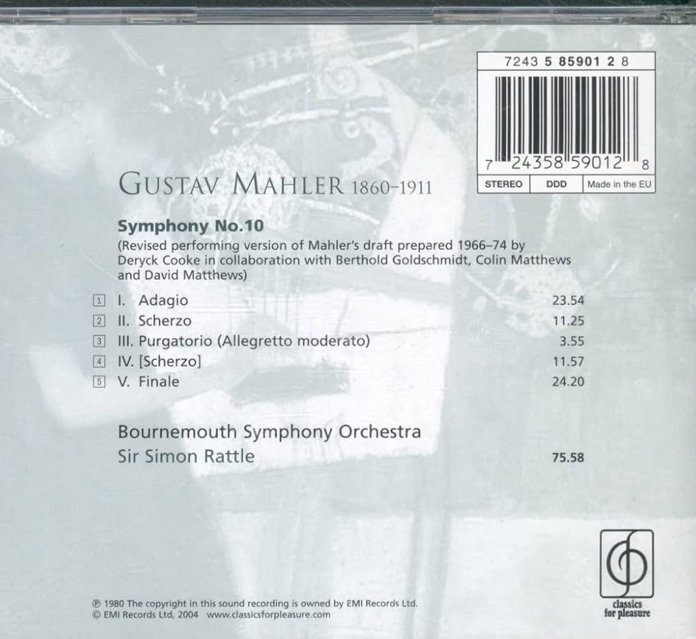 (CD)Mahler: Symphony No. 7 with Sir Simon Rattle／Bavarian Radio Symphony Orchestra Mahler: Symphony No. 7 - BR Klassik: 900225 - CD or download