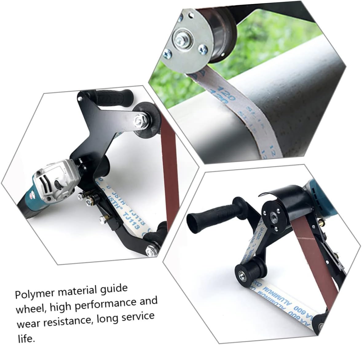 Mini Belt Sander Polishing Machine Belt Sander Attachments for Woodworking Working Handheld Kit