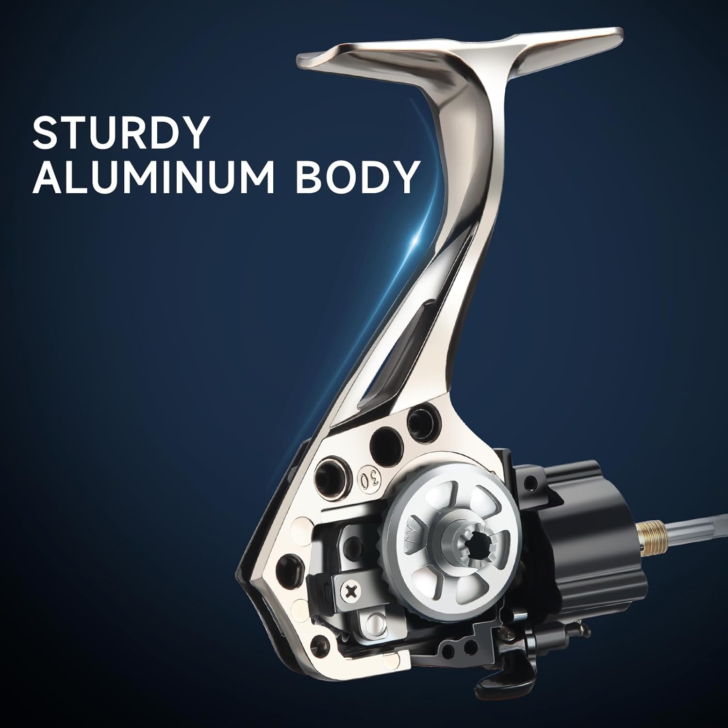 HAUT TON LT Metal Spinning Fishing Reel, Freshwater and Saltwater Fishing Reels, 5+1 Stainless Steel BB, 39.5Lbs Max Drag, CNC Aluminum Handle 3000/4000/5000/6000 for Casting Reel