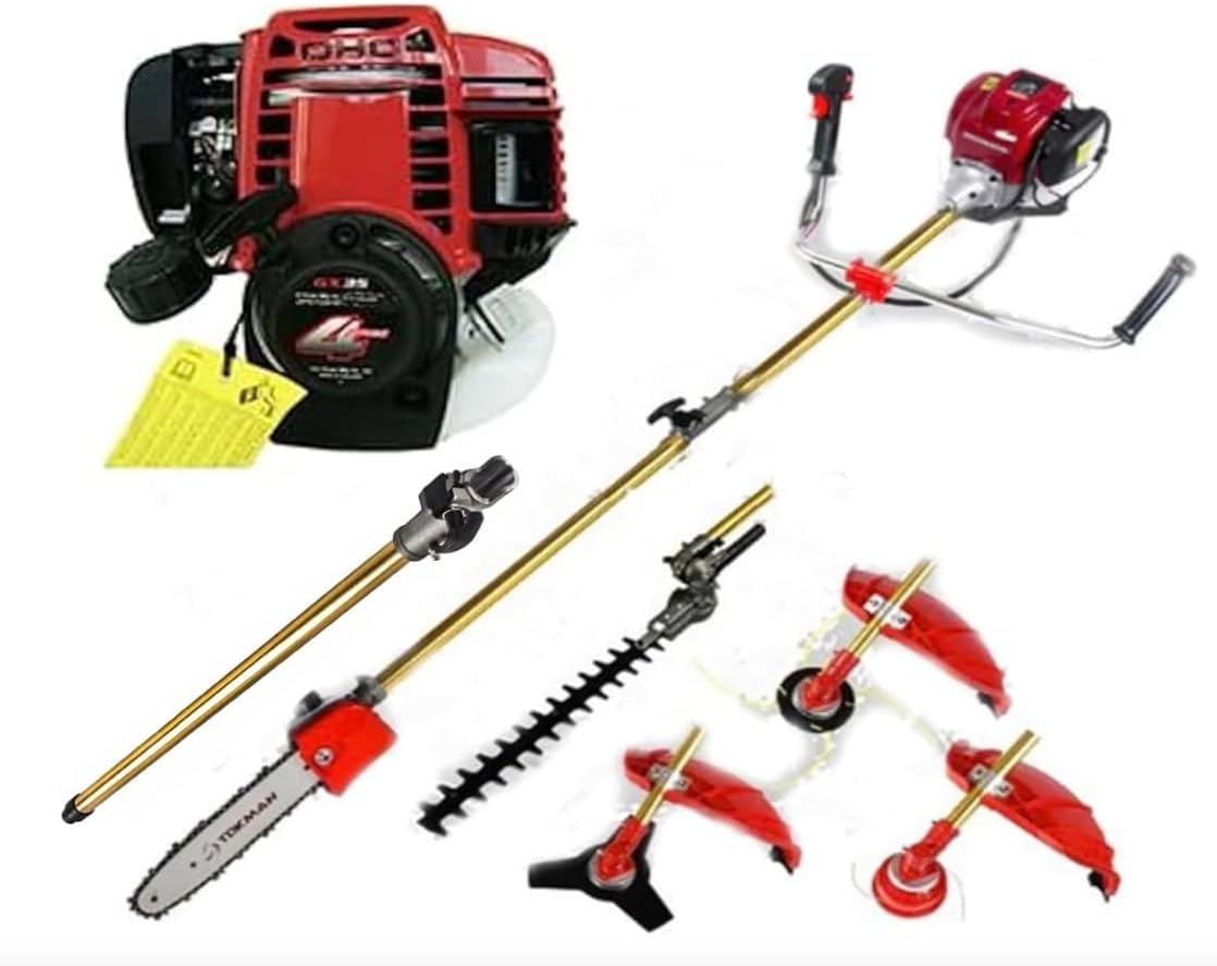 GX35 Gardening Tools Lawn Mower Petrol Brush Cutter Hedge Trimmer Branch Saw Weed Wacker