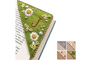 Personalized Hand Embroidered Bookmark: A Unique and Artistic Touch to Your Reading Journey