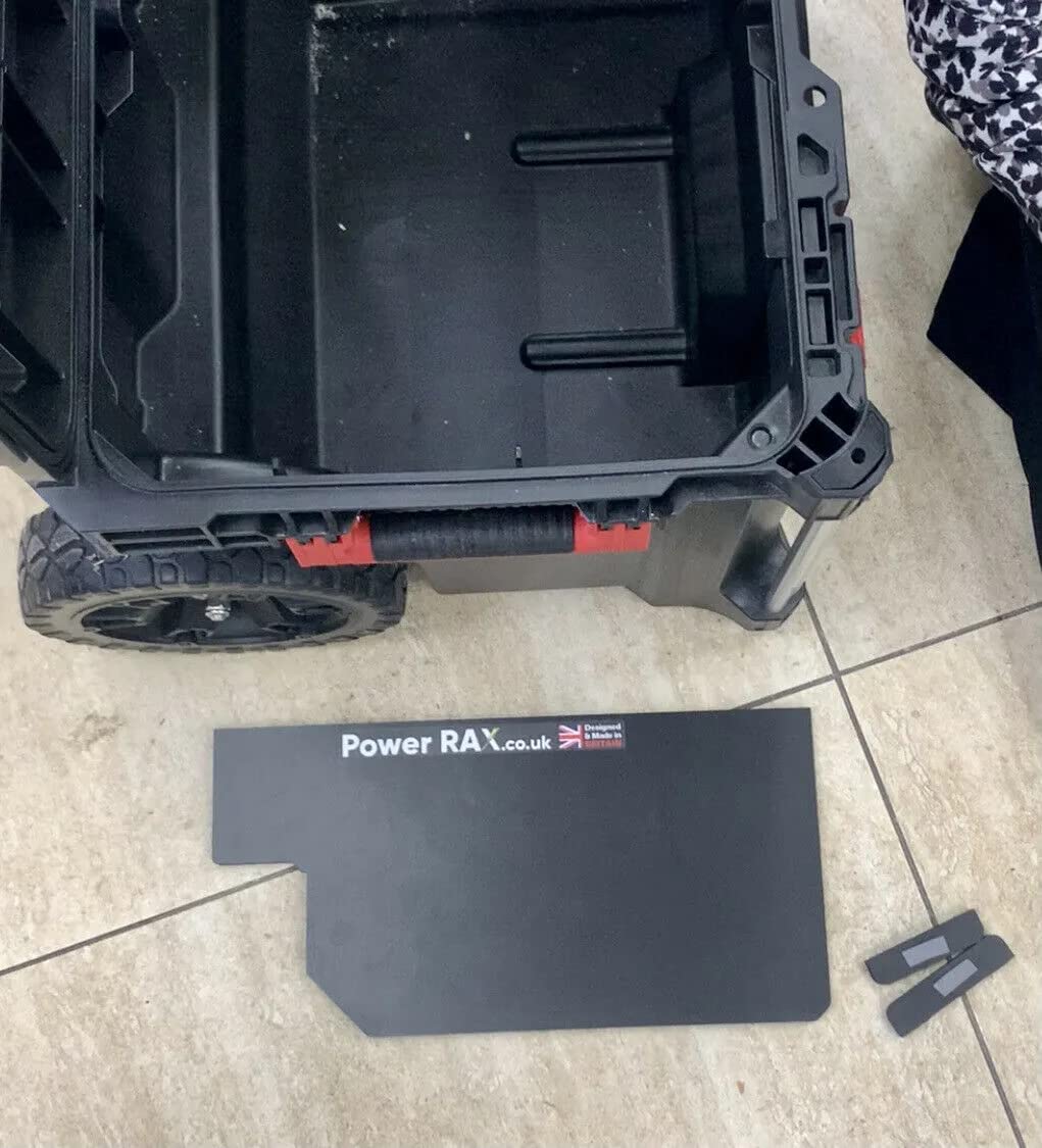 Power Rax Black Powerrax Divider For The Milwaukee Packout Trolley Case