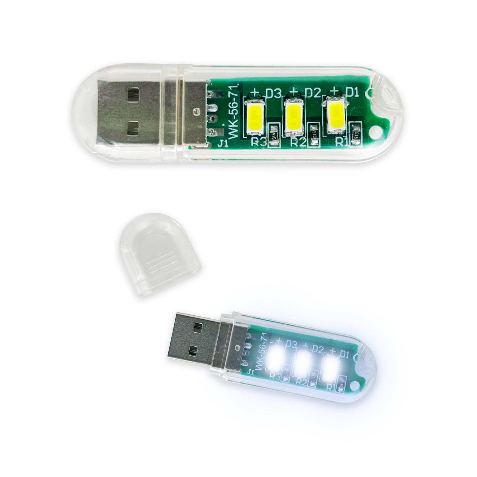 1pcs EIELE USB Portable LED Light Night Light soldering practice kit DIY led soldering kit Learn to Solder Kits for Home and School Education