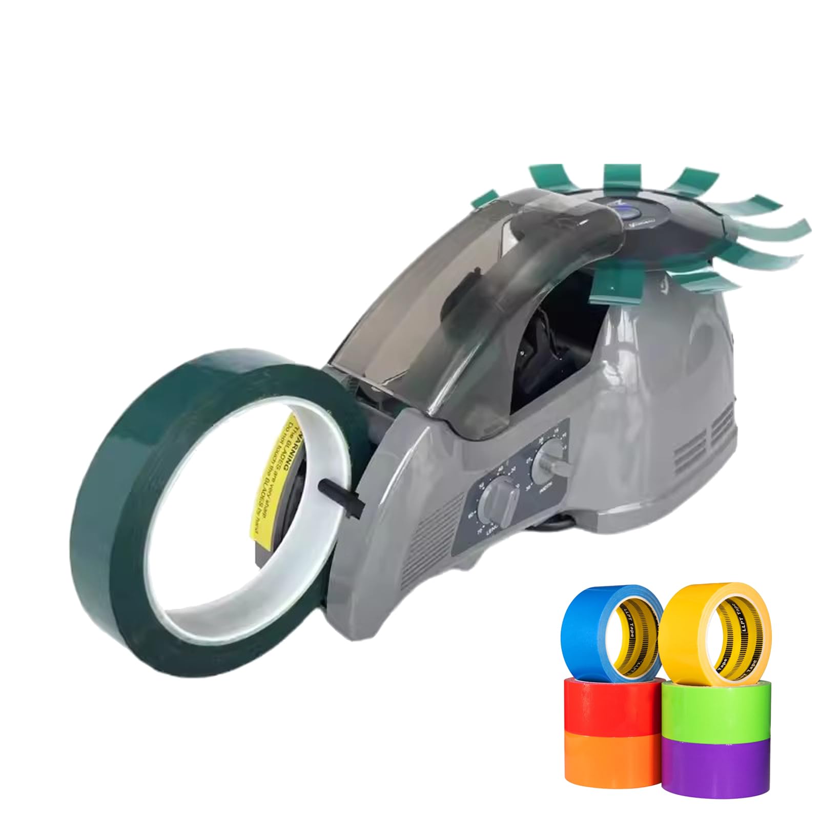 Fhrka Electric Rotary Tape Cutting Machine, Tape Adhesive Cutting Machine Office Equipment,3-25Mm Cutting Width And 15-70Mm Cutting Length