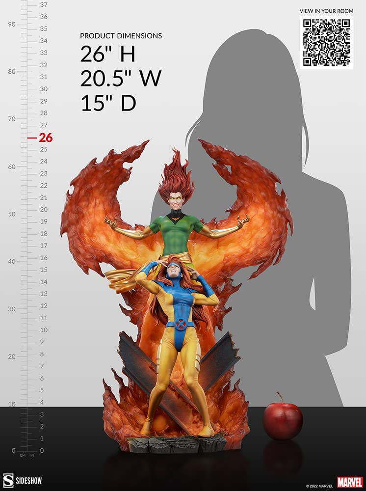Hot Toys Sideshow Phoenix y Jean Grey Maquette