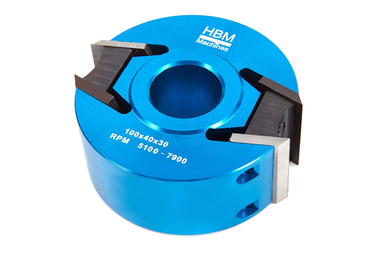 HBM 100 mm. Profi Houtfreeskop con 7 set di coltelli