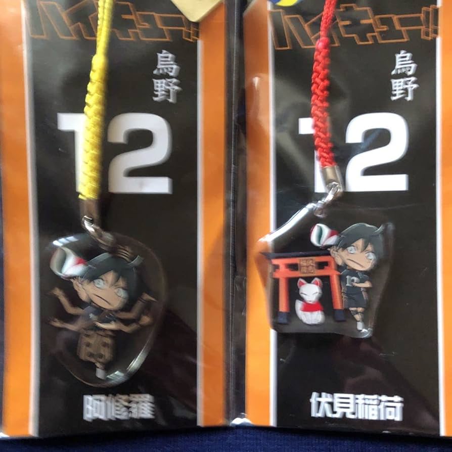 ハイキュー!!　ご当地アクリル根付 大阪　ストラップ　8セット　烏野メンバー Amazon.co.jp: ハイキュー 烏野高校 ご当地アクリル根付