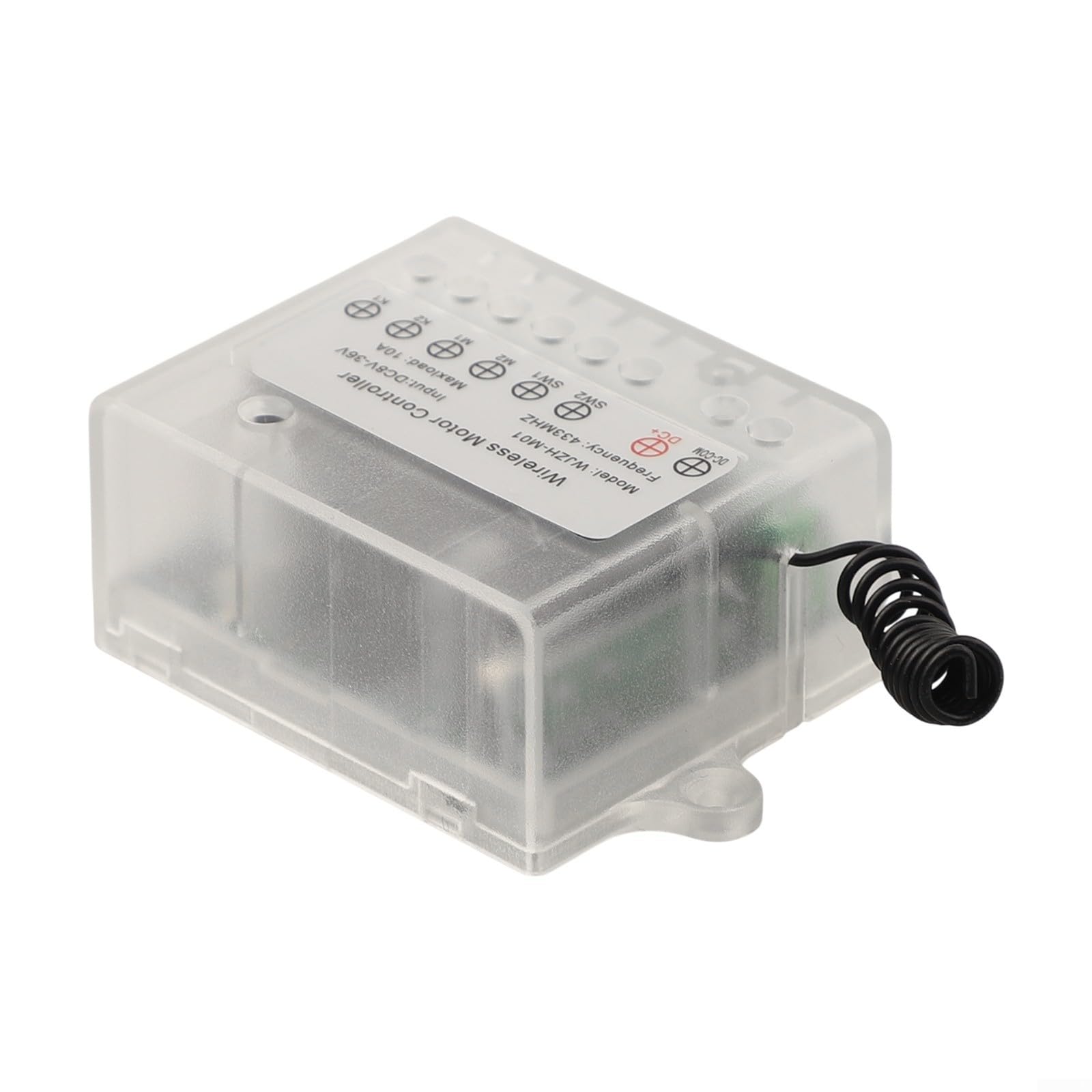 Mando a distancia para interruptor de control de actuadores lineales, compatible con motores de 8-36 V CC, 10 A, RF inalámbrico