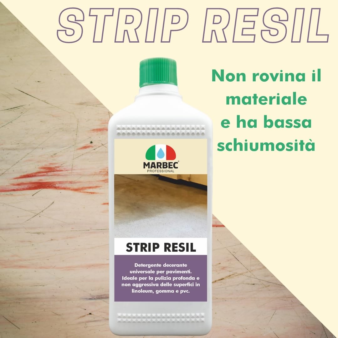MARBEC STRIP RESIL 5LT Detergente decerante universale per pavimenti