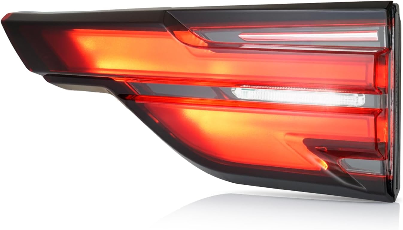 AKKON - Fits 2022-2024 Chevy Traverse Full LED Black Red Tail Light Inner Passenger Right Side Replacement