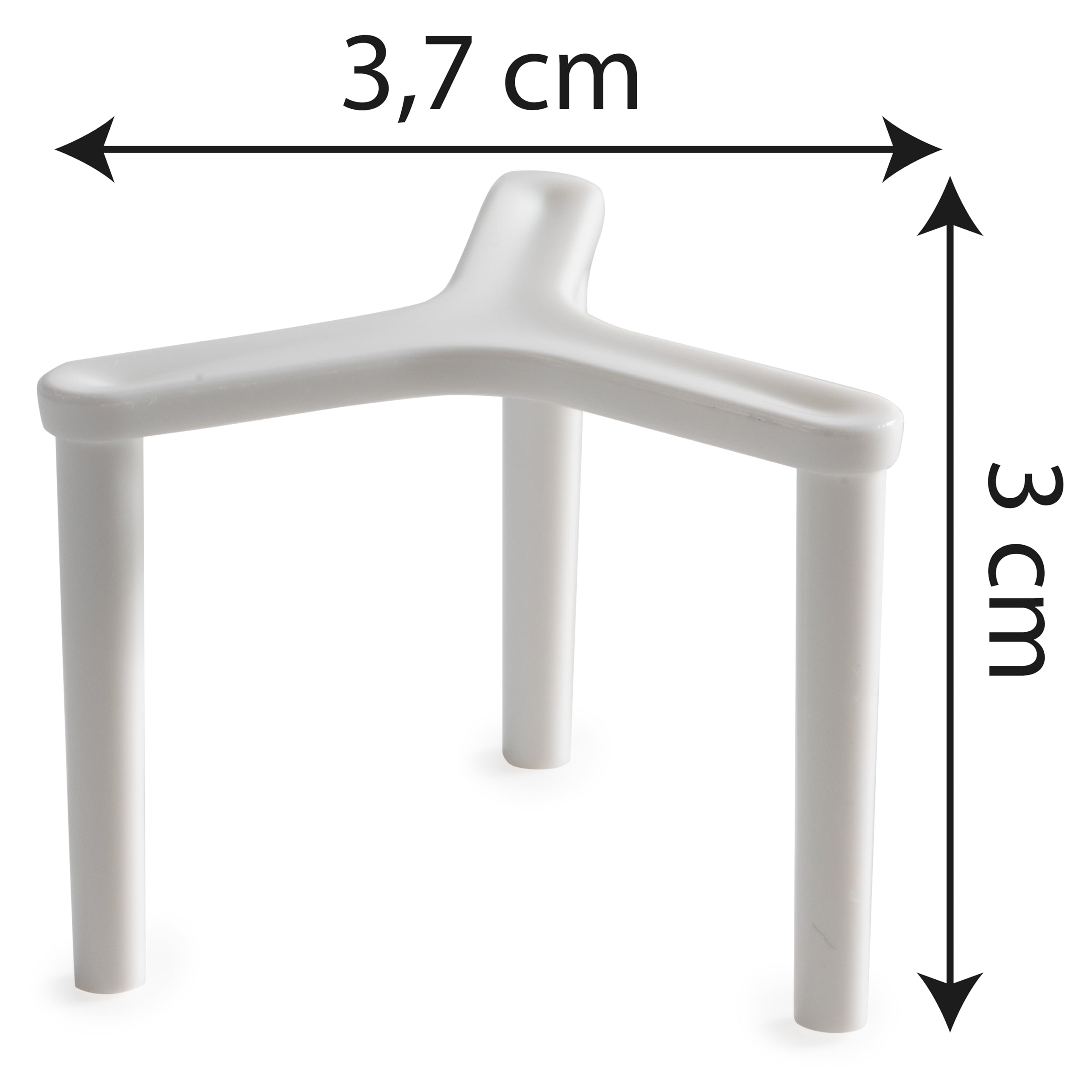 Everest Adv 500 Distanziatori per Scatole Pizza da Asporto 3 cm Supporto Pizza Saver Treppiede Pila Pizza 500 Pezzi