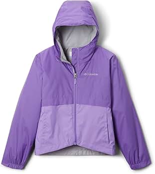 L 赤紫 96SS Columbia Button Nylon Anorak Vintage Columbia Jacket Womens Large L Pink Purple