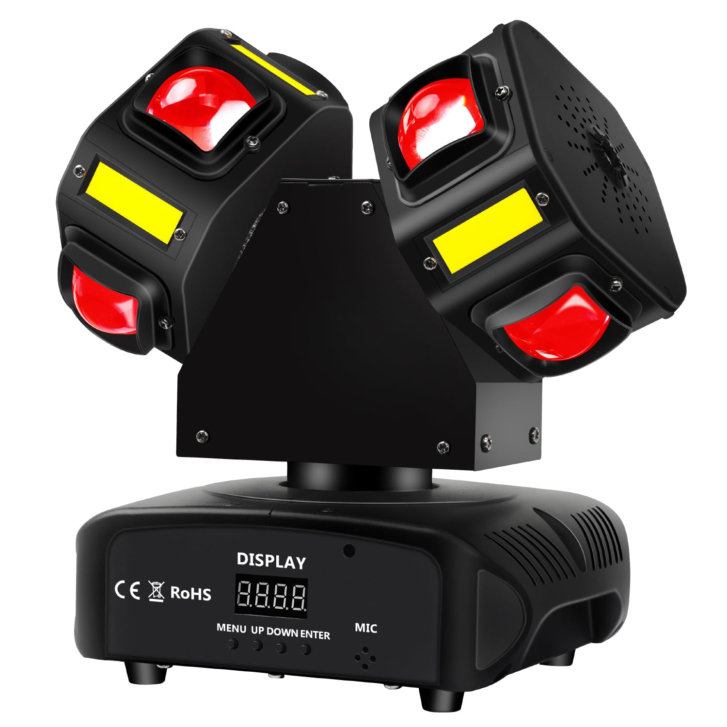Amazon.com: MFL. Moving Head DJ Light, Mini Double Heads 10