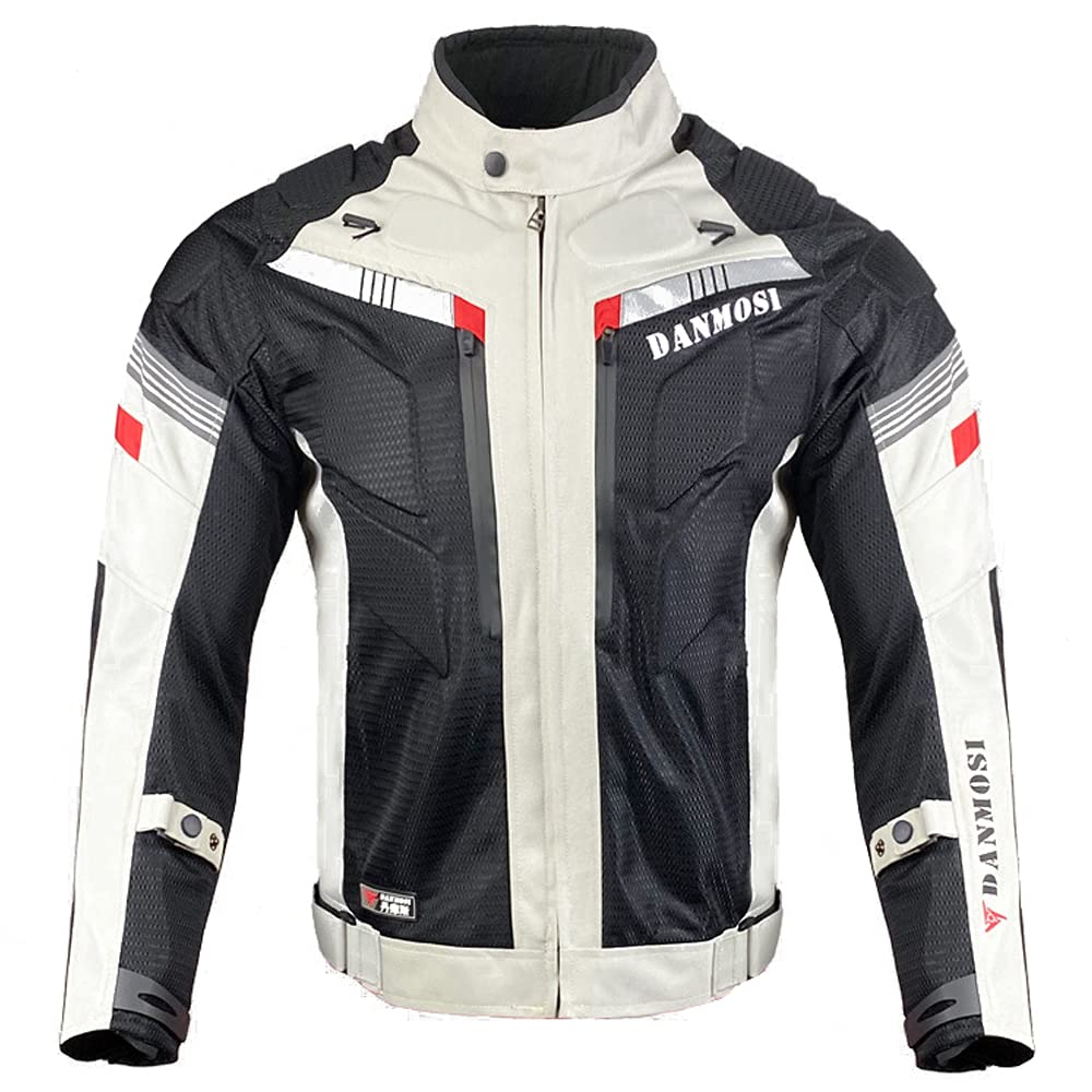 Amazon | Ritafly バイク用 メンズ ジャケット 春夏秋 メッシュ