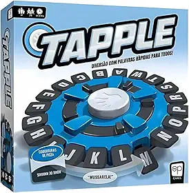 Jogo De Palavras Tapple - Tabuleiro Trava Letras Stop Port.