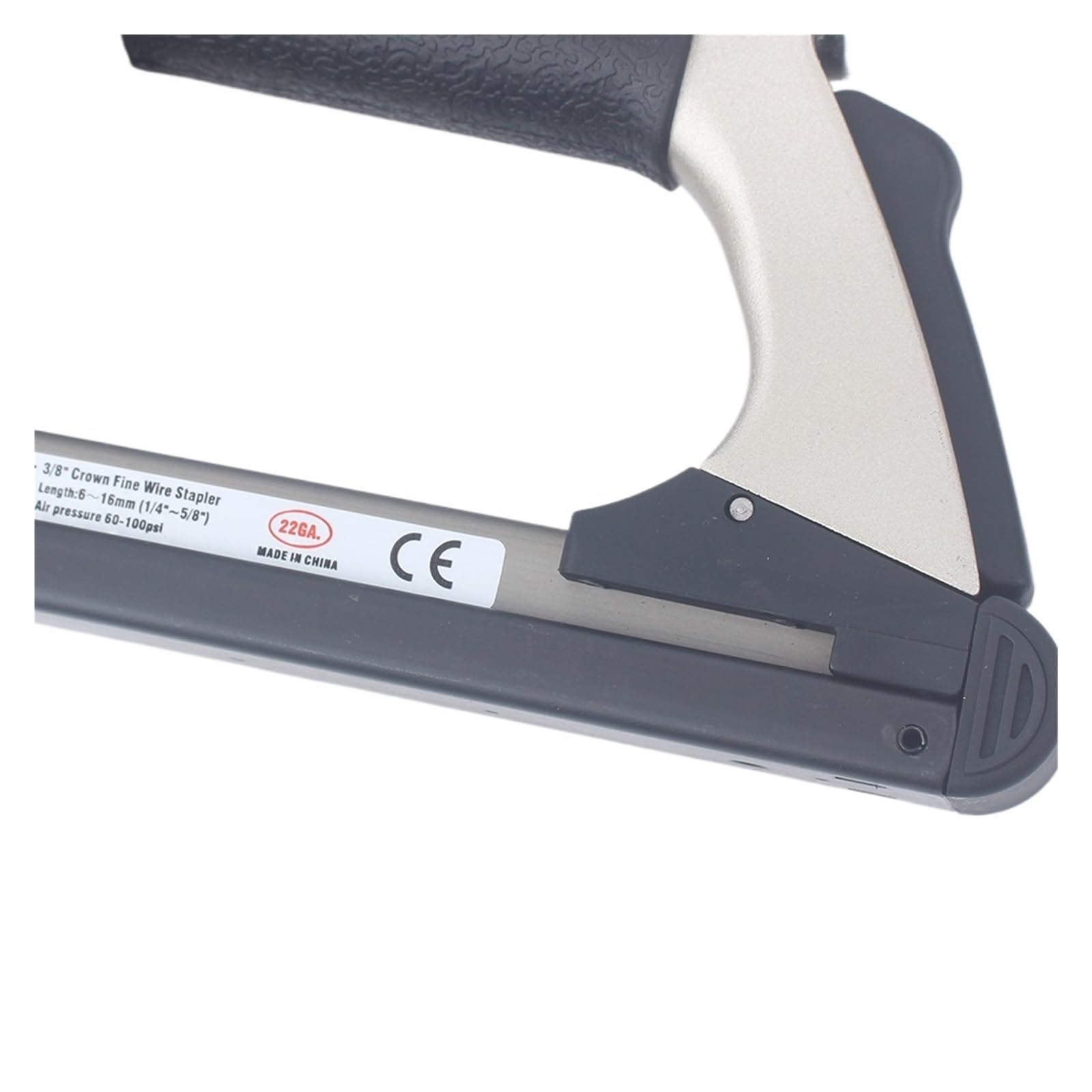 Pistola sparapunti pneumatica senza olio MT7116 Cucitrice meccanica 22Ga Cucitrice pneumatica Lunghezza 220 mm Cucitrice a filo sottile
