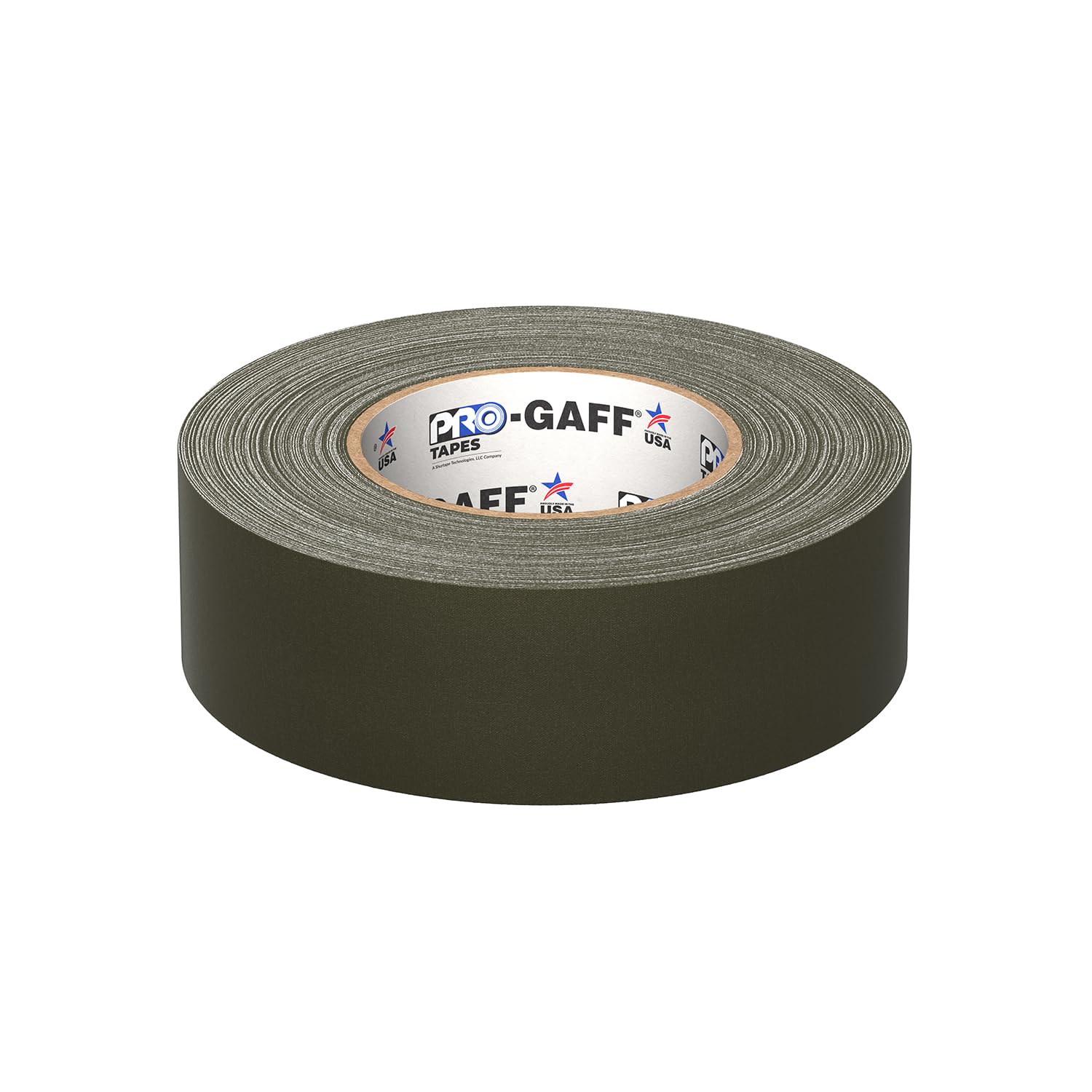 ProTapes 840178015877 Pro Gaff Premium Reinigungstuch matt Gaffers Tape mit Gummi Kleber, 11 Mil Dick, 55 YD. Länge, 5,1 cm Breite, Olive Drab