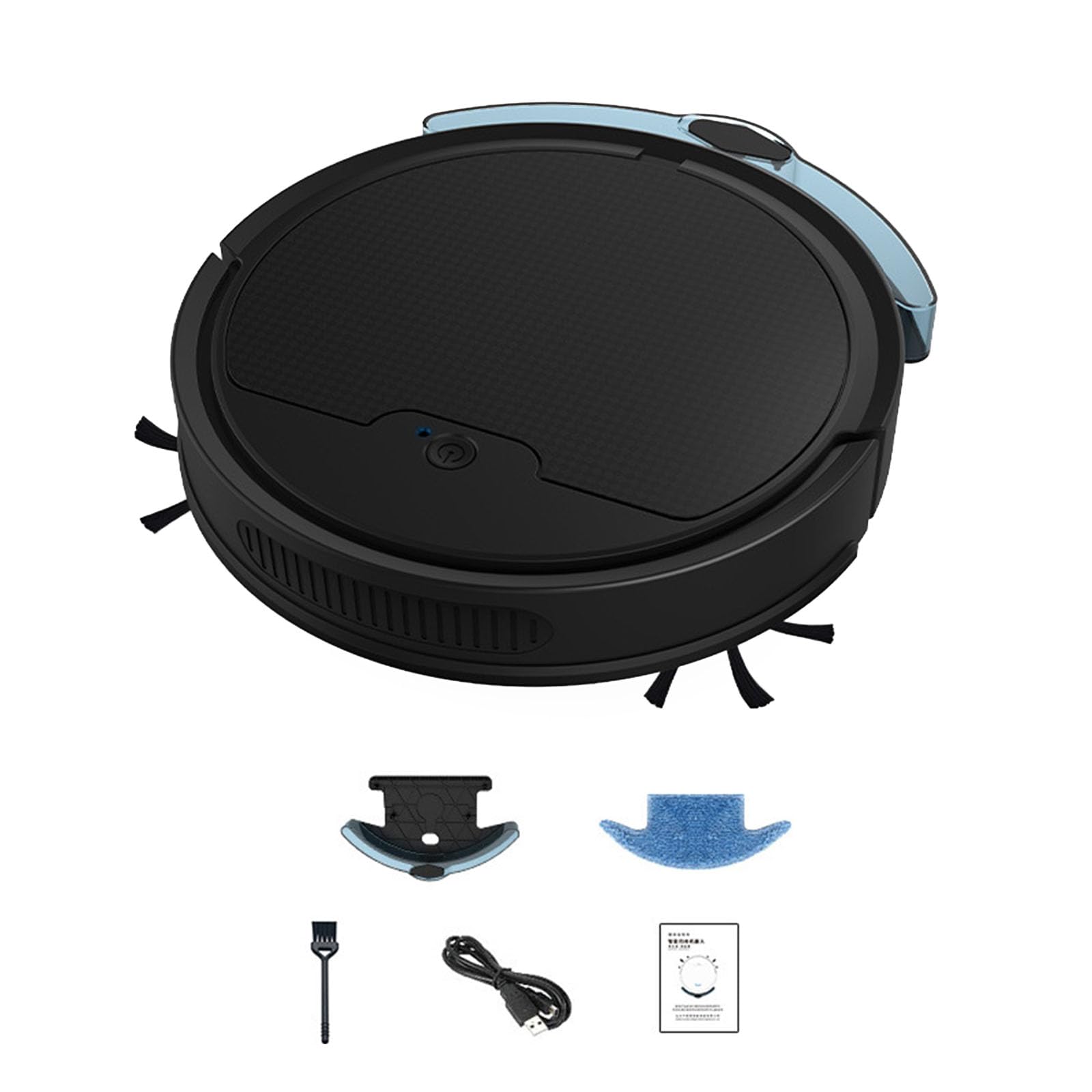 TFAOYS 3 In-1 Automatic Water Tank Sweeping Robot Clean Household Machine Intelligent-Technology Suck Drag Household Cleaning Appliance Lightweight Car Vacuum Small Desk Collector