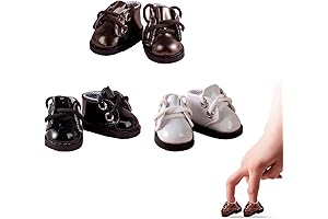 3 Pairs Mini Fingerboarding Shoes for Dolls and Keychains