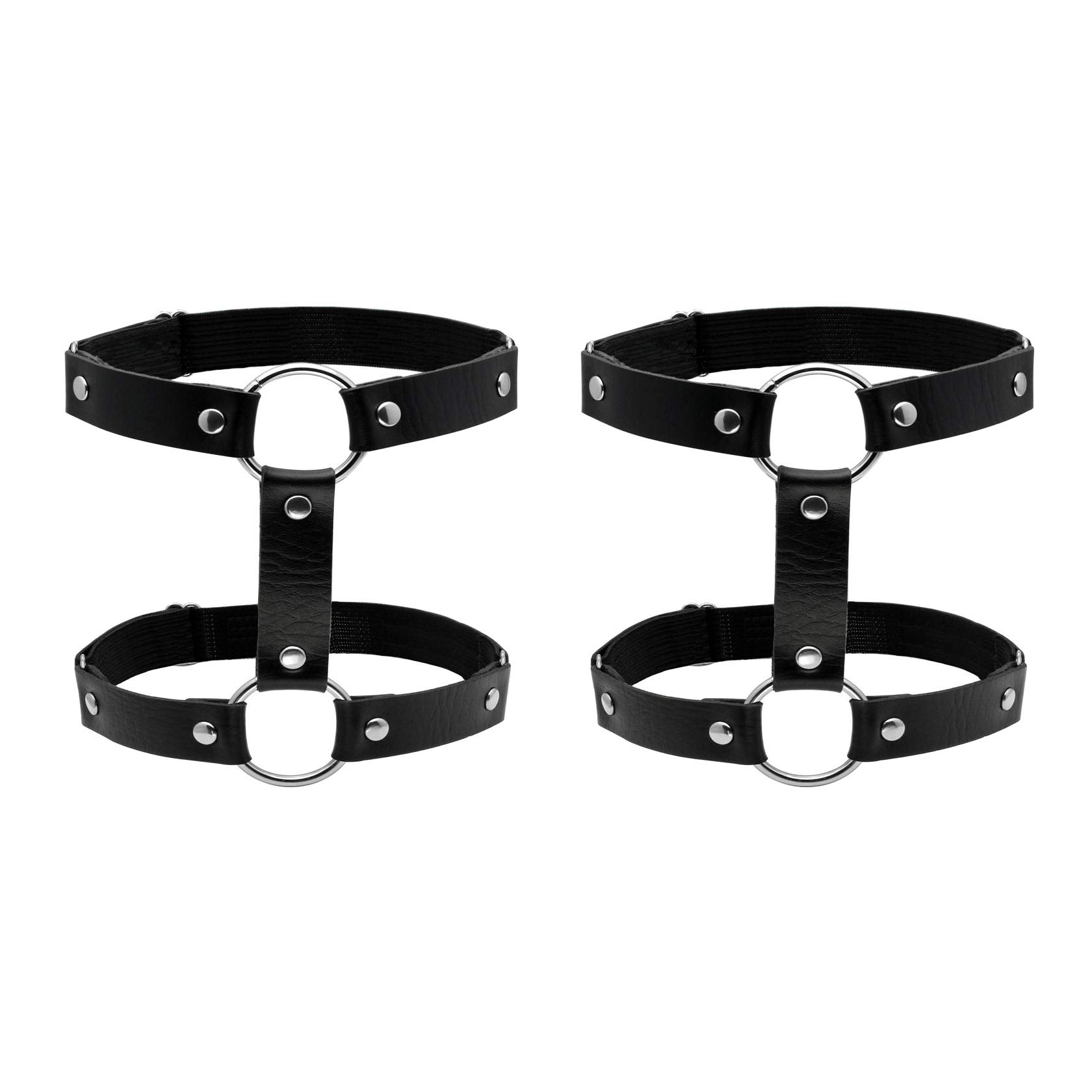 MILAKOO Women's Harness Gothic Leg Ring Body Harness Garter Belt Adjustable
