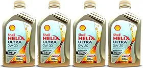 Kit 4 Litros Oleo Shell Helix Ultra 0w-30 Sintetico