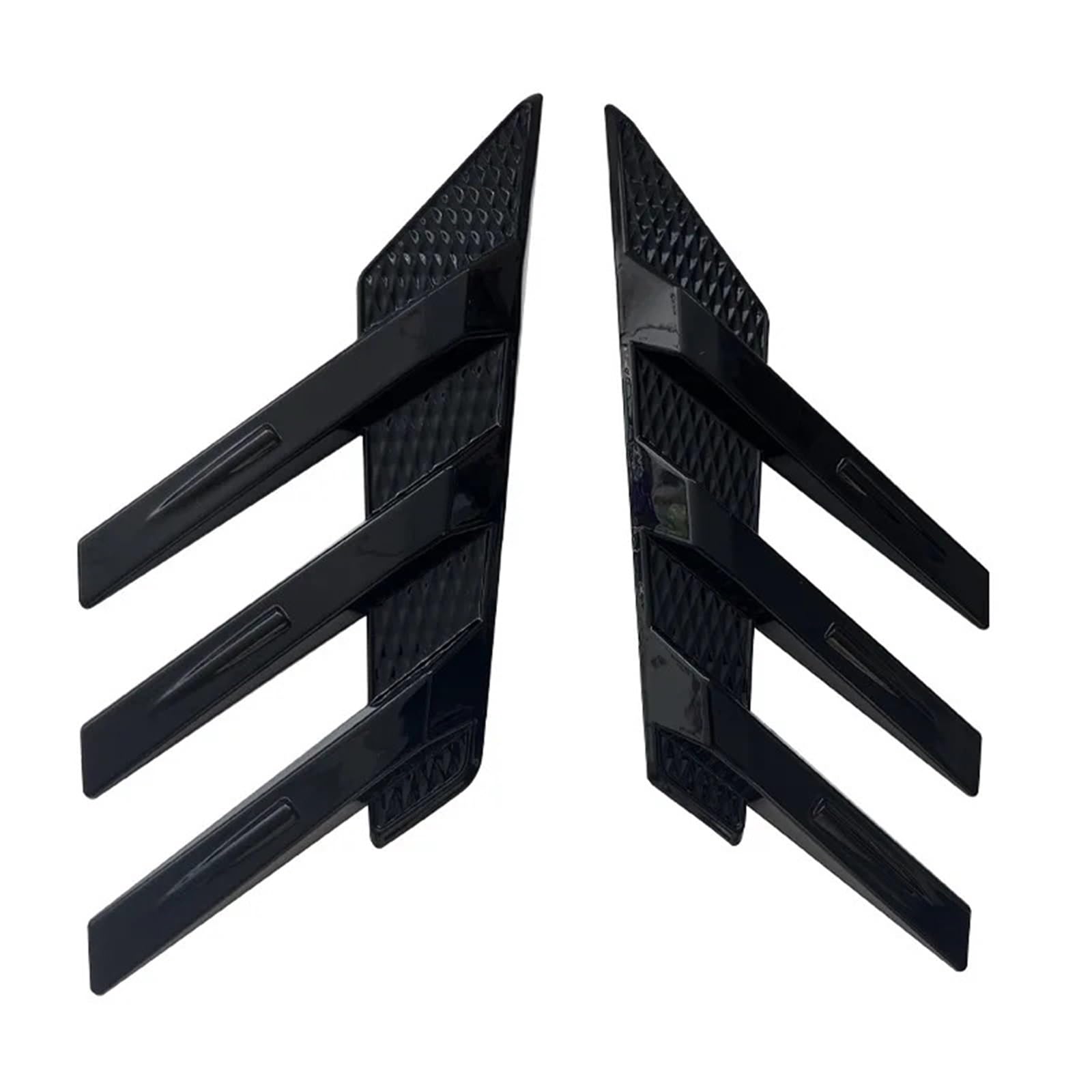 Decoración de rejillas de ventilación generales para coche en negro brillo 8