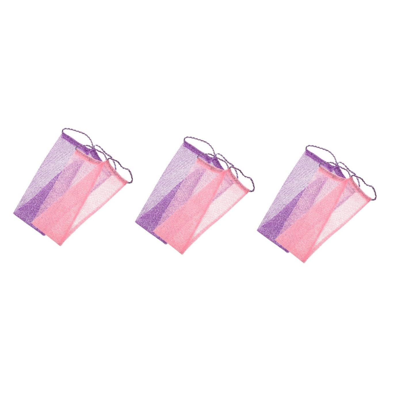 FRCOLOR 6piezas Toalla Africana Exfoliante De Esponja De Limpieza Para y Exfoliación De Espalda Accesorio Para Hombres y Mujeres